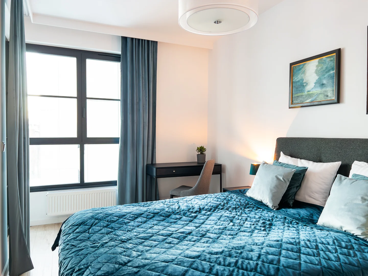 Sypialnia z łóżkiem podwójnym